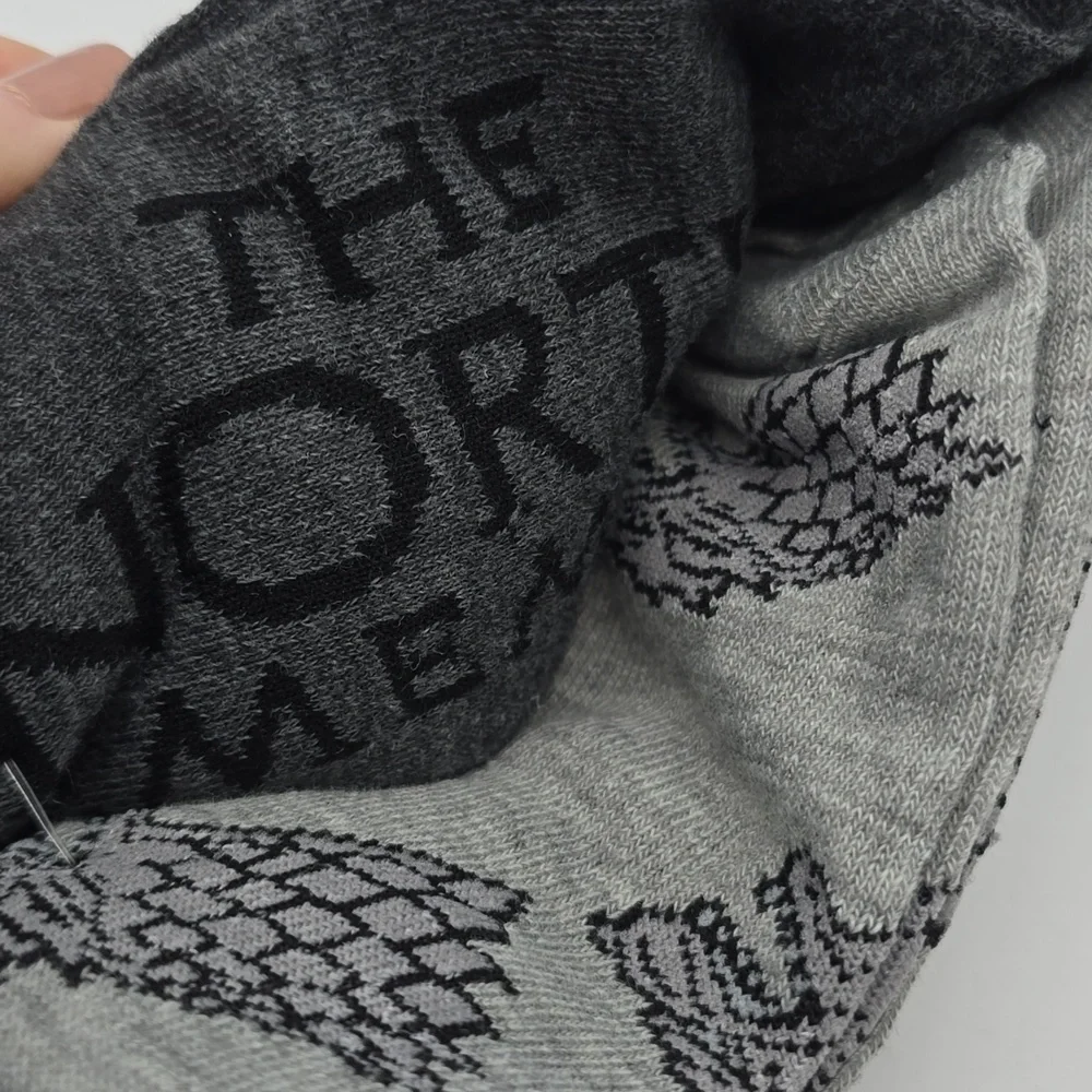 Game of Thrones NWT Crew Sock Bundle 6 pair Size 6-12 Gray Black Yellow Red